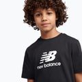 Детски комплект New Balance Stacked Logo Tee & FT Short nb caviar 5