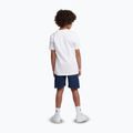 Детски комплект New Balance Stacked Logo Tee & FT Short nb bright white 2