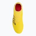 Детски футболни обувки New Balance Furon Team V8 FG punch yellow/black 100/fire cracker 5