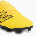 Детски футболни обувки New Balance Furon Team V8 FG punch yellow/black 100/fire cracker 7