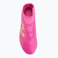 Детски футболни обувки New Balance Tekela Team V5 pink heat/metallic gold/pink satin 5