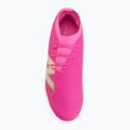 Футболни обувки New Balance Furon Team V8 FG pink heat/sea salt/gold metallic 5