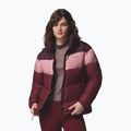Дамско ватирано яке Columbia Puffect II Colorblock rich wine/eraser pink/moonvista 5