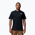 Мъжка тениска за трекинг Columbia Explorers Canyon Back black/пик и вълни