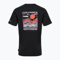 Мъжка тениска за трекинг Columbia Explorers Canyon Back black/пик и вълни 2