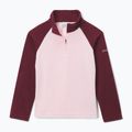 Детски суитшърт от полар Columbia Glacial Fleece satin pink/rich wine