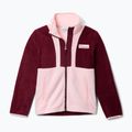 Мъжки суичър Columbia Back Bowl II Full Zip rich wine/satin pink
