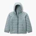 Детско подплатено яке Columbia Powder Lite II Hooded crushed blue