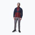 Мъжки суитшърт Columbia Sequoia Grove FZ Fleece rich wine/collegiate navy 2