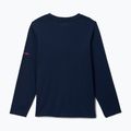 Детска блуза с дълъг ръкав за трекинг Columbia Dobson Pass Graphic Tee collegiate navy/hike on 2