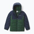 Детско яке Columbia Powder Lite II Hooded rain forest/collegiate navy 8
