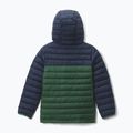 Детско яке Columbia Powder Lite II Hooded rain forest/collegiate navy 9