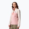 Дамски полар Columbia Benton Springs 1/2 Snap eraser pink/dark stone/tuscan 4