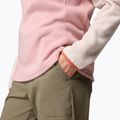 Дамски суитшърт Columbia Benton Springs 1/2 Snap eraser pink/dark stone/tuscan 6