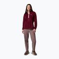 Дамски суичър Columbia Benton Springs 1/2 Snap rich wine/eraser pink 2