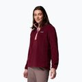 Дамски суичър Columbia Benton Springs 1/2 Snap rich wine/eraser pink 4