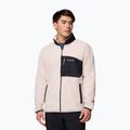 Мъжки поларен суитшърт Columbia Fast Trek Overlay Full Zip dark stone/black