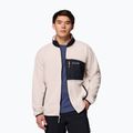 Мъжки поларен суитшърт Columbia Fast Trek Overlay Full Zip dark stone/black 4