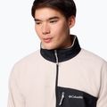 Мъжки поларен суитшърт Columbia Fast Trek Overlay Full Zip dark stone/black 6