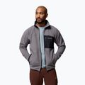 Мъжки поларен суитшърт Columbia Fast Trek Overlay Full Zip city grey/black 5