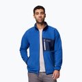 Мъжки поларен суитшърт Columbia Fast Trek Overlay Full Zip mt blue/coll navy 5