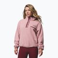 Дамски поларен суитшърт Columbia Helvetia II Cropped Half Snap Fleece eraser pink/fig/rich wine
