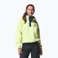 Дамски поларен суитшърт Columbia Helvetia II Cropped Half Snap Fleece citron haze/black/compass blue 6
