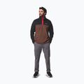 Мъжки суитшърт Columbia Steens Mountain Half Snap II tobacco/black/mtn red 2