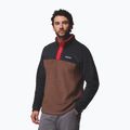 Мъжки суитшърт Columbia Steens Mountain Half Snap II tobacco/black/mtn red 4
