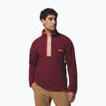 Мъжки поларен суитшърт Columbia Helvetia II Half Snap Fleece rich wine