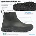 Дамски зимни обувки Columbia Snowtrot Slush black/sea salt 8