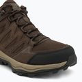 Мъжки обувки за трекинг Columbia Redmond IV Mid Wp cordovan/ tangy orange 6