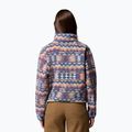 Дамски поларен суитшърт Columbia Helvetia II Printed Cropped Half Snap sea salt/retrotee 3