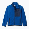 Детски поларен суичър Columbia Fast Trek V Full Zip mountain blue/collegiate navy