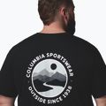 Мъжка тениска Columbia CSC Outdoor Back Graphic black/scoped view 6
