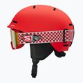 Детска скиорска каска Salomon Player Combo + Goggles XV Jr cherry tomato/red silver mirror 3