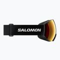 Детска скиорска маска Salomon Radium black/mi mid red 7
