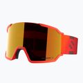 Ски очила Salomon S/View 3 cherry tomato/ml mid red