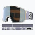 Скиорска маска Salomon S/View 3 ice flow/ml light blue 9