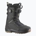 Мъжки обувки за сноуборд Salomon Echo Dual Boa black/black/deep lichen green 6