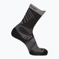 Чорапи Salomon Aero Crew black coffee/iron