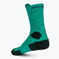 Чорапи Salomon Aero Crew dynasty green/waterfall 2