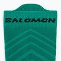 Чорапи Salomon Aero Crew dynasty green/waterfall 3