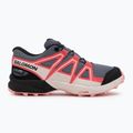 Детски обувки за бягане Salomon Speedcross Waterproof grisaille/hushed violet/rouge red 2