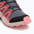 Детски обувки за бягане Salomon Speedcross Waterproof grisaille/hushed violet/rouge red 7