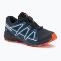 Детски обувки за бягане Salomon Speedcross Waterproof dark navy/dark blue/red orange