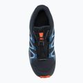 Детски обувки за бягане Salomon Speedcross Waterproof dark navy/dark blue/red orange 5
