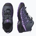 Детски туристически обувки Salomon XA Pro V8 MID WP turbulence / black / liberty 12