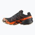 Мъжки маратонки за бягане Salomon Speedcross 6 GTX черно/шокиращо оранжево/бял пипер 3