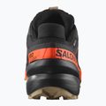 Мъжки маратонки за бягане Salomon Speedcross 6 GTX черно/шокиращо оранжево/бял пипер 4